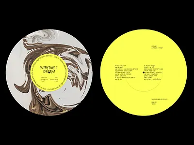 Everyday I Dream - Cover Art branding graphic design logo typography