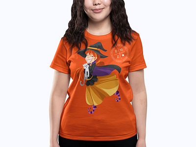 Free Girl Wearing T-Shirt Mockup apparel mockup