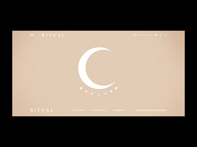 Ritual - Web Design, Simple Landing Page bootstrap css html javascript jquery web design