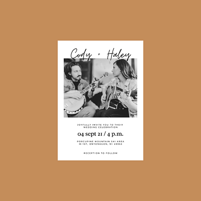 Wedding Invitations // Cody + Haley invitations wedding wedding invite wedding stationary