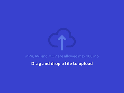 Upload File Animation animation bleu choose file dashboard dashboard ui design desktop drag and drop effects illustration interface layout motion motion ui product design ui upload file upload folder ux vector