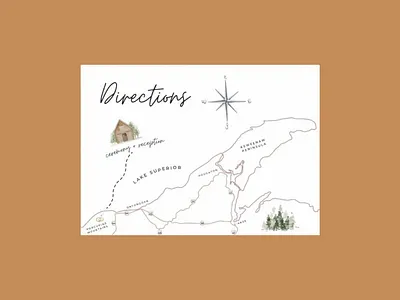 Wedding Invites // Haley + Cody invitations keweenaw peninsula map design michigan michigan design upper peninsula wedding invites wedding stationery