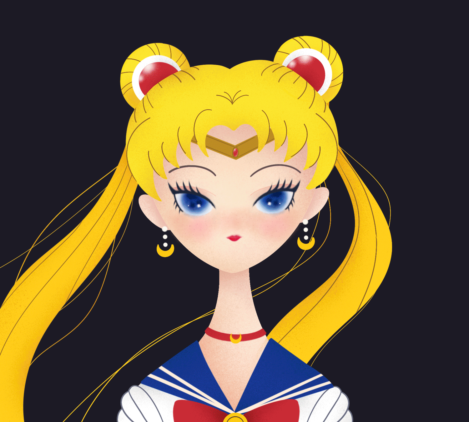 Sailor Scouts gif illustration sailor jupiter sailor mars sailor mercury sailor moon sailor venus