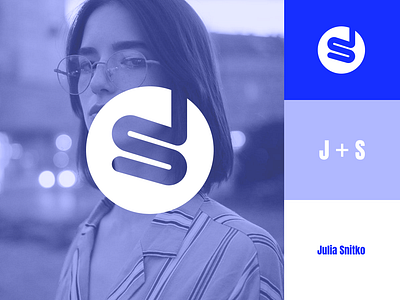 Julia Snitko (JS) | Concept Logo Design! brand brand identity branding clean logo logo color colorful logo design gradient graphic design lettermark logo logo designer logodesign logomark logos minimalistic logo monogram typography