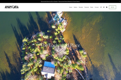 Anam Cara Cabin // Homepage anam cara cabin cabin rental keweenaw peninsula michigan upper peninsula website website homepage