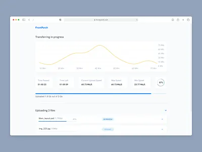 Dashboard File Upload UI clean design dashboard download file upload image upload light ui upload ux