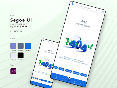 Redesign 404 page 404 page design adobe photoshop adobe xd app design application design branding design graphic design illustration logo redesign sm fahad hussain smf hussain syedfahadhuss11 ui ui design uiux design ux ux design vector