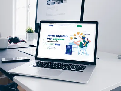 SafePay Website Concept design illustration payment website safepay ui uiux website website design