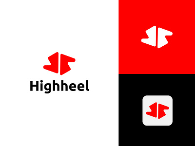 Highheel modern shoe brand logo| icon design business logo custom design footgear footwear footwear shop h letter logo highheel icon design letter mark logo creator logo design logo designer logo idea logo maker logo mark minimal logo modern logo shoe brand unique