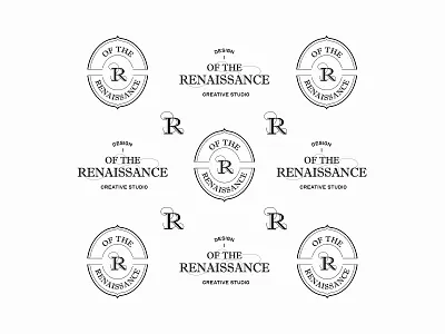 Identity System - Of the Renaissance branding calligraphy classic cursive design handmade identity logo serif traditional type typography vector vintage