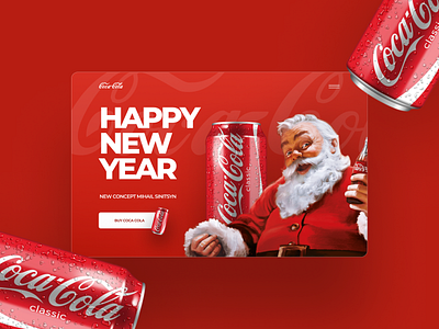 Concept Coca-Cola cocacola concept design designer graphic design landingpage pepsico site soda ui website