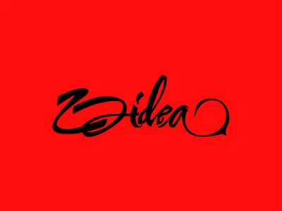 Z2 IDEA black brand branding design dz9 icon illustration logo red type vector