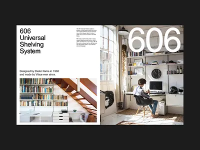 Vitsoe Re-Design graphic design layout nimbus sans sans serif typography ui web design website