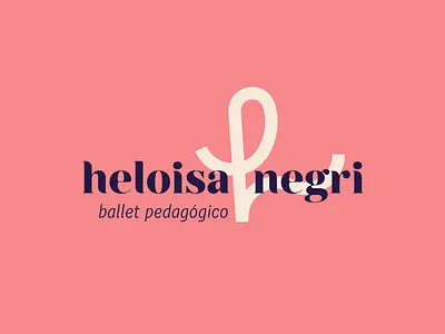 Ballet Heloisa Negri ballet brand branding design dz9 h icon illustration logo vector
