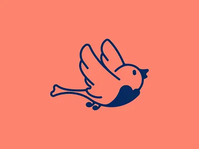 Birdie birdie brand branding design dz9 icon illustration logo love vector