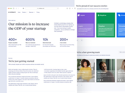 About us page — Untitled UI about us careers design system figma jobs minimal minimalism simple ui kit web design