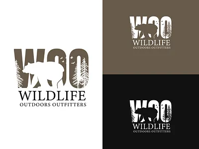 Wildlife Org. Logo design adobe branding create design graphic design icon illustration logo minimal logo photoshop typography vector wildlife
