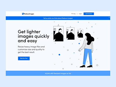 Landing Page - Reduce Images [2] illustration landing page ui ux