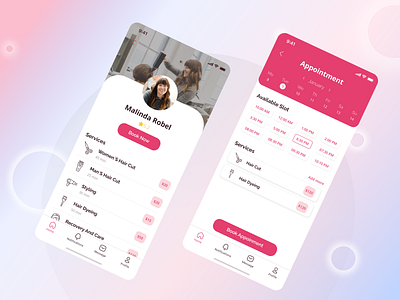 Beauty & SPA app branding icon ui ux