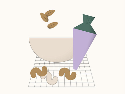 Cookie Recipe abstract adobe bakery cookie design food graphic design illustration texture vectorillustration