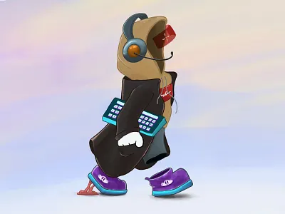 Invisible friends fan art btc concept art eth illo illustration invisible friends kickn rocks logo minneapolis nft nft fan art texture