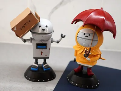 Non-waterproof Robot & Waterproof Robot 014/015 design illustration illustrations robot taiwan