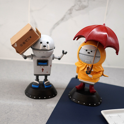 Non-waterproof Robot & Waterproof Robot 014/015 design illustration illustrations robot taiwan