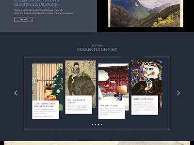 Art Gallery Design design ui ux