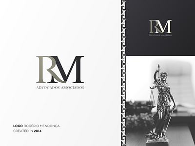 RM Advogados Associados branding lawyer letter m letter r logo rm tocantins