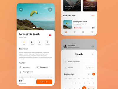 Travelai - Travel app adventure app booking calendar city design destination home itinerary journey minimal mobile search tourist travel trip trip planner ui ux vacation