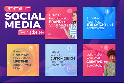 Social media templates adobe photoshop banner designs branding graphic design instagram carousels instagram infographics social media templates