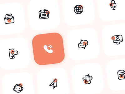 Icon Pack animation app apple branding cuberto design desktop document dribbble icon icons8 illustration logo mail mic ui ui8 unsplash ux vector