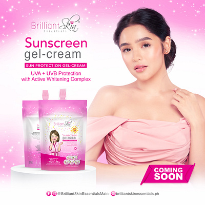 BSEI Sunscreen gel-creamAdvertisement layout