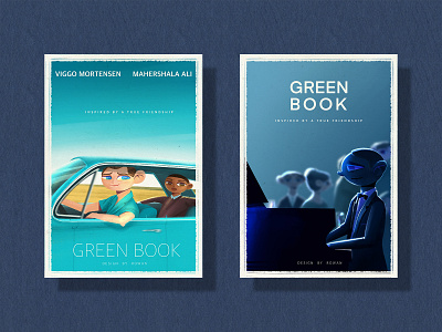 green book art character design digital art digital illustration film green book illustration movie illustration movie poster poster poster design procreate art