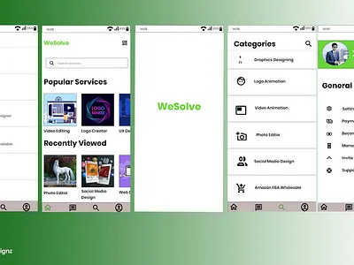 Freelance marketplace app app design ui userexperience ux