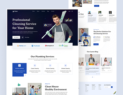 Corporate Cleaning Service Website case study cleaner service web design designer figma expert ui ui experience uiux user experience ux web design web designer web experience web expert website designer