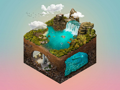 Lyke a Strange Island graphic design