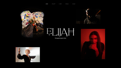 Elijah portfolio graphic design portfolio ui website