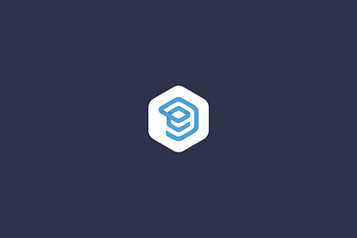 Logo: E - Cube - Hexagon - Fold e cube e fold e logo e logo cube e logo flat flat logo fold logo hexagon hexagon logo logo logo design logo e