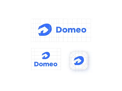 Domeo Logo Design graphic design logo logo design logomark logotype negative space vector