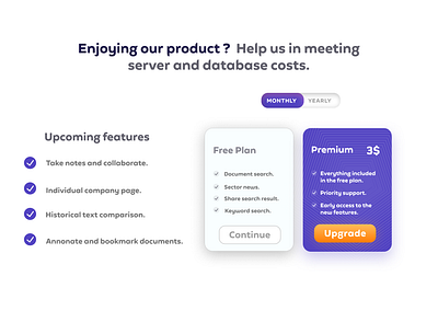 SAAS pricing page website annual branding design features illustration india logo monthly price saas software subscription support ui ux vector