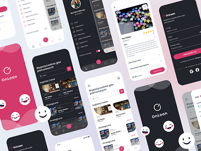 🎲🎲🥇 OnLoan - Board Games Rental app board game board games clean creative design dribbble flat game illustration ios leaderboard logo minimal mobile mobile app rental ui ux