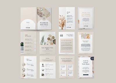 3 IN 1 WORKBOOK | cream bookcover bookdesign booklayout coachingbook coursebook coursebookdesign coursebooktemplate design ebook graphic design masterclassbook template templatedesign templates workbook workbookdesign workbooktemplate