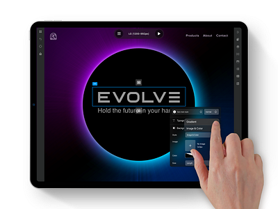 Blocs for iPad design ipad nocode tool web website builder