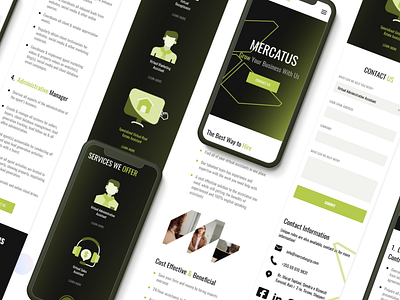 Mercatus | Hiring Management case study corporate hiring home page hr management manager recruitment webflow website