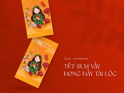 2022 | Lucky Money Envelope draw envelope illustration illustrator luckymoney lunarnewyear photoshop redenvelope vietnam