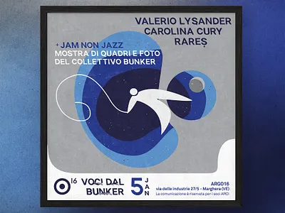 Voci dal Bunker aesthetic concert cool event facebook gig instagram layout live moon night planet post show