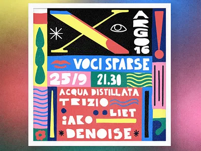 VOCI SPARSE VOL.X _ 25.09.2020 artist artists collage concert cute design event festival gig instagram layout live night post public show