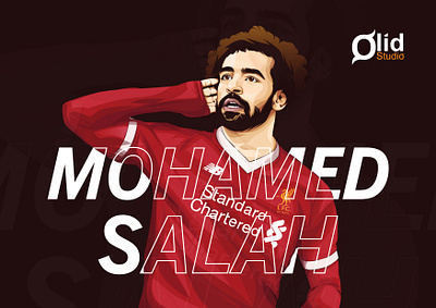 MOHAMED SALAH branding design illustration