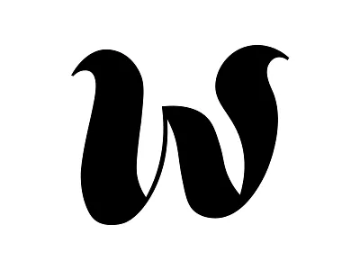 W — #36daysoftype 36days adobe 36days w 36daysoftype 36daysoftype 08 blackandwhite calligraphy design font font design glyph illustration letter lettering logo logotype minimal type design typeface typeface design typography